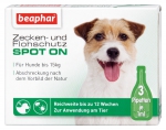 Beaphar Zecken- & Flohschutz SPOT-ON 3x1ml, für kleine Hund bis 15kg